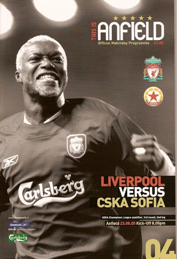 Liverpool FC v C.S.K.A Sofia